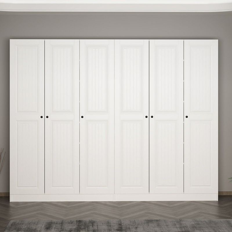 Casa si Gradina - Mobilier - Organizare si depozitare - Cuiere - Cuier hol Hanah Home, PAL melaminat, 270 x 35 x 210 cm, alb, 506MNR3222 - Infinity.ro
