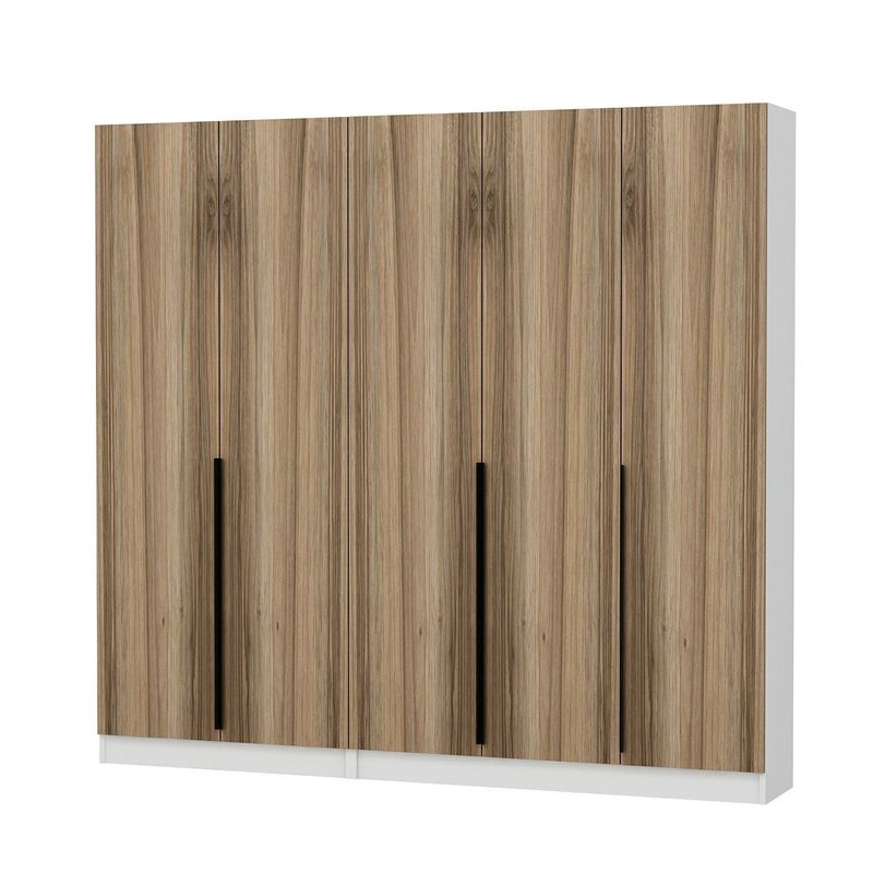 Casa si Gradina - Mobilier - Organizare si depozitare - Cuiere - Cuier hol Hanah Home, PAL melaminat, 225 x 35 x 210 cm, nuc, 506MNR3253 - Infinity.ro