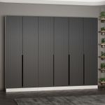 Casa si Gradina - Mobilier - Organizare si depozitare - Cuiere - Cuier hol Hanah Home, PAL melaminat, 270 x 35 x 210 cm, antracit, 506MNR3243 - Infinity.ro