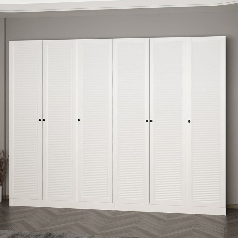 Casa si Gradina - Mobilier - Organizare si depozitare - Cuiere - Cuier hol Hanah Home, PAL melaminat, 270 x 35 x 210 cm, alb, 506MNR3322 - Infinity.ro