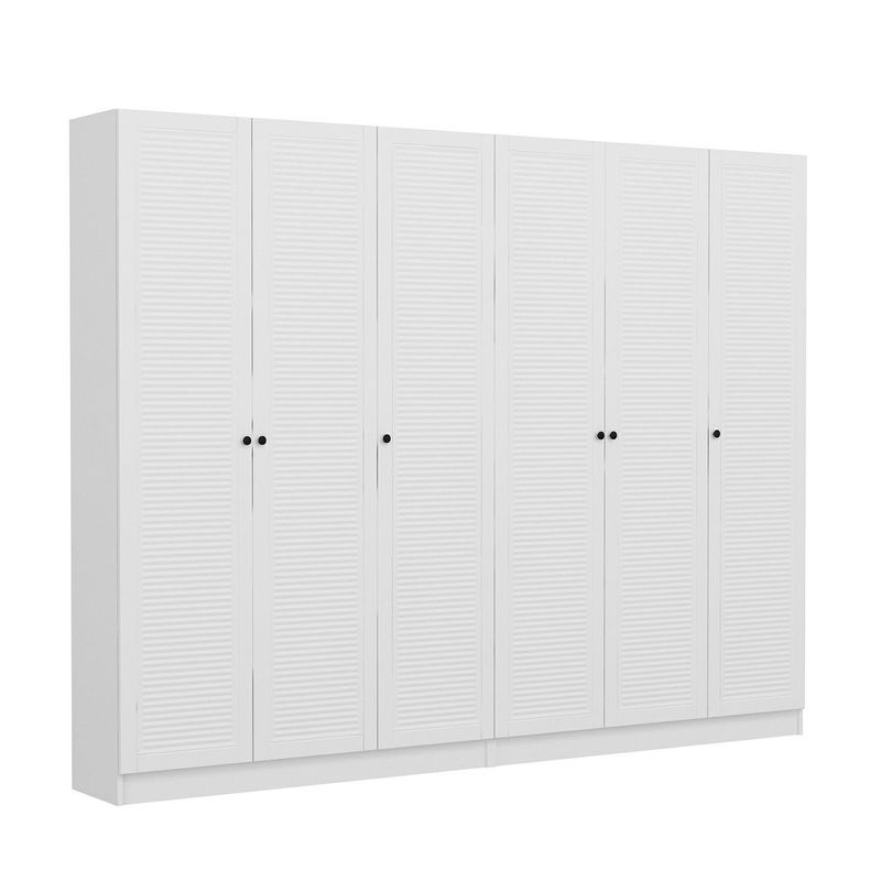 Casa si Gradina - Mobilier - Organizare si depozitare - Cuiere - Cuier hol Hanah Home, PAL melaminat, 270 x 35 x 210 cm, alb, 506MNR3322 - Infinity.ro