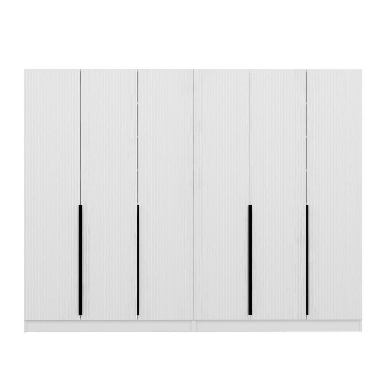 Casa si Gradina - Mobilier - Organizare si depozitare - Cuiere - Cuier hol Hanah Home, PAL melaminat, 270 x 35 x 210 cm, alb, 506MNR3233 - Infinity.ro