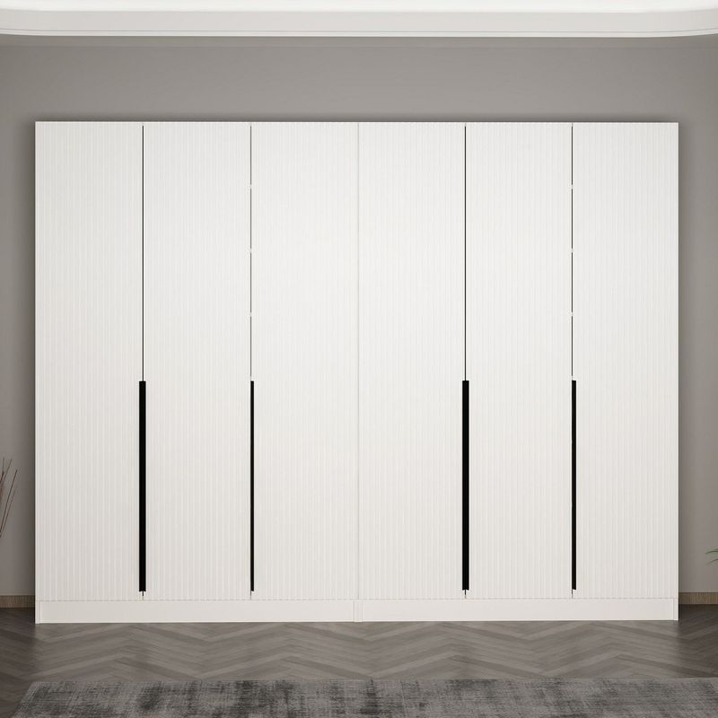 Casa si Gradina - Mobilier - Organizare si depozitare - Cuiere - Cuier hol Hanah Home, PAL melaminat, 270 x 35 x 210 cm, alb, 506MNR3233 - Infinity.ro