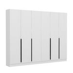 Casa si Gradina - Mobilier - Organizare si depozitare - Cuiere - Cuier hol Hanah Home, PAL melaminat, 270 x 35 x 210 cm, alb, 506MNR3233 - Infinity.ro