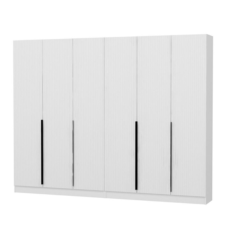 Casa si Gradina - Mobilier - Organizare si depozitare - Cuiere - Cuier hol Hanah Home, PAL melaminat, 270 x 35 x 210 cm, alb, 506MNR3233 - Infinity.ro