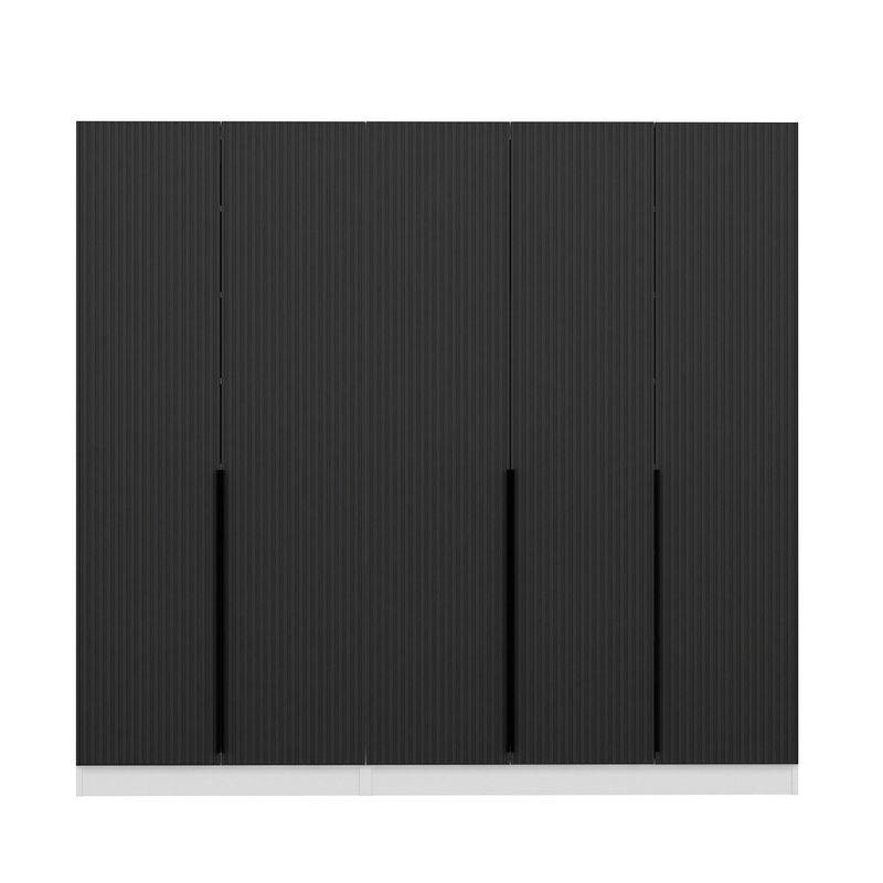 Casa si Gradina - Mobilier - Organizare si depozitare - Cuiere - Cuier hol Hanah Home, PAL melaminat, 225 x 35 x 210 cm, antracit, 506MNR3242 - Infinity.ro