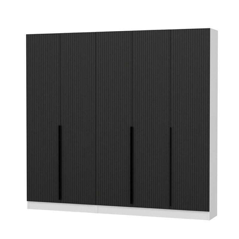 Casa si Gradina - Mobilier - Organizare si depozitare - Cuiere - Cuier hol Hanah Home, PAL melaminat, 225 x 35 x 210 cm, antracit, 506MNR3242 - Infinity.ro