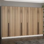 Casa si Gradina - Mobilier - Organizare si depozitare - Cuiere - Cuier hol Hanah Home, PAL melaminat, 315 x 35 x 210 cm, nuc, 506MNR3256 - Infinity.ro
