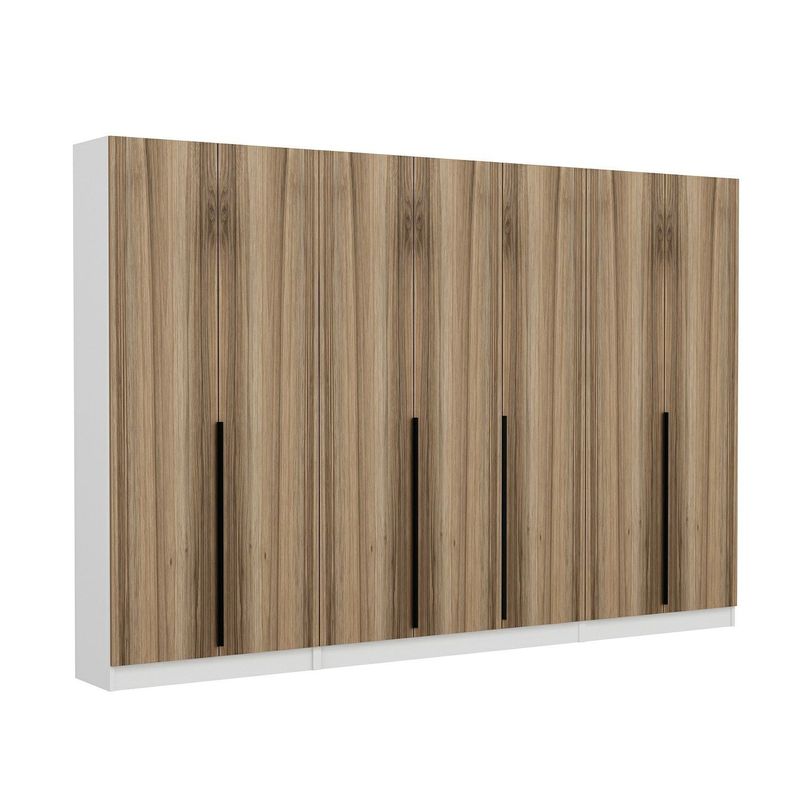 Casa si Gradina - Mobilier - Organizare si depozitare - Cuiere - Cuier hol Hanah Home, PAL melaminat, 315 x 35 x 210 cm, nuc, 506MNR3256 - Infinity.ro