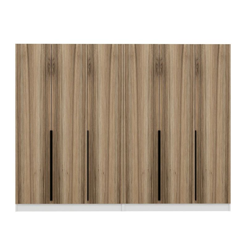 Casa si Gradina - Mobilier - Organizare si depozitare - Cuiere - Cuier hol Hanah Home, PAL melaminat, 270 x 35 x 210 cm, nuc, 506MNR3255 - Infinity.ro