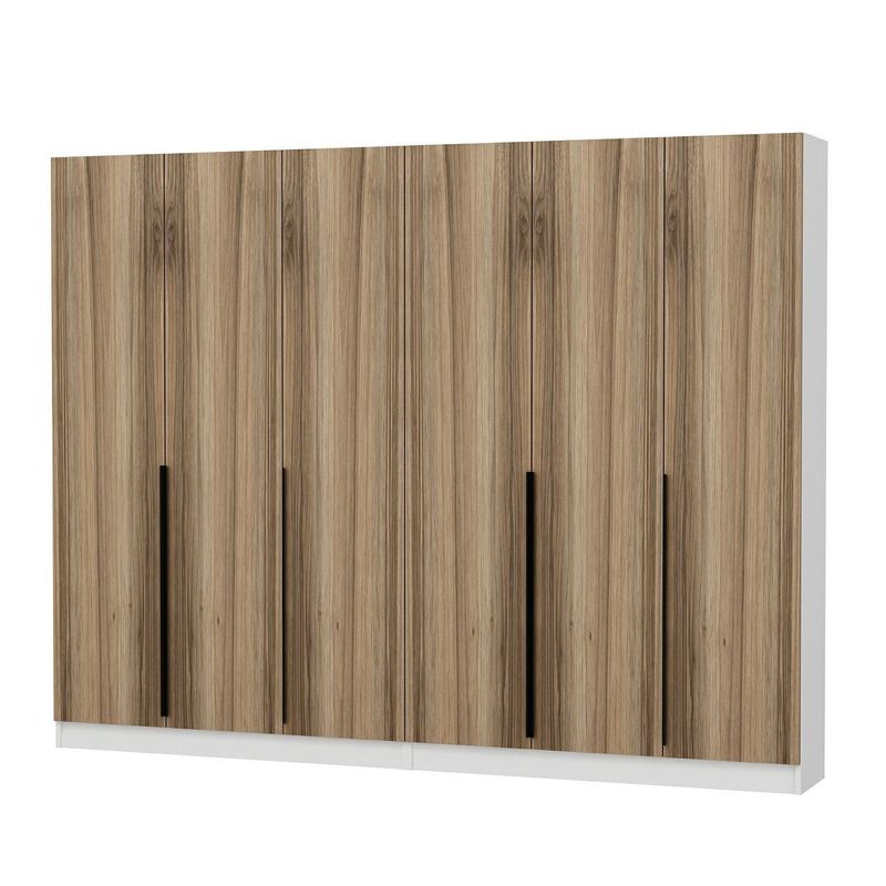 Casa si Gradina - Mobilier - Organizare si depozitare - Cuiere - Cuier hol Hanah Home, PAL melaminat, 270 x 35 x 210 cm, nuc, 506MNR3255 - Infinity.ro