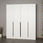 Casa si Gradina - Mobilier - Organizare si depozitare - Cuiere - Cuier hol Hanah Home, PAL melaminat, 180 x 35 x 210 cm, alb, 506MNR3230 - Infinity.ro