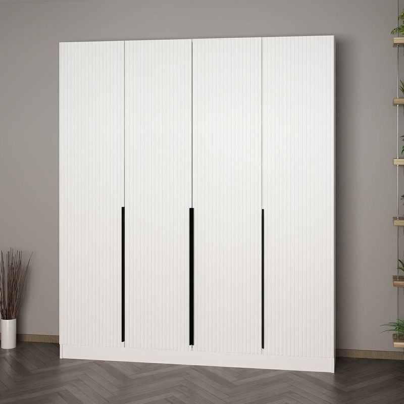 Casa si Gradina - Mobilier - Organizare si depozitare - Cuiere - Cuier hol Hanah Home, PAL melaminat, 180 x 35 x 210 cm, alb, 506MNR3230 - Infinity.ro