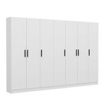Casa si Gradina - Mobilier - Organizare si depozitare - Cuiere - Cuier hol Hanah Home, PAL melaminat, 315 x 35 x 210 cm, alb, 506MNR3179 - Infinity.ro