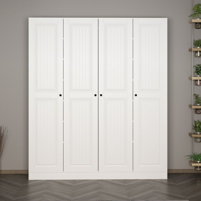 Casa si Gradina - Mobilier - Organizare si depozitare - Cuiere - Cuier hol Hanah Home, PAL melaminat, 180 x 35 x 210 cm, alb, 506MNR3219 - Infinity.ro