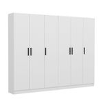 Casa si Gradina - Mobilier - Organizare si depozitare - Cuiere - Cuier hol Hanah Home, PAL melaminat, 270 x 35 x 210 cm, alb, 506MNR3177 - Infinity.ro