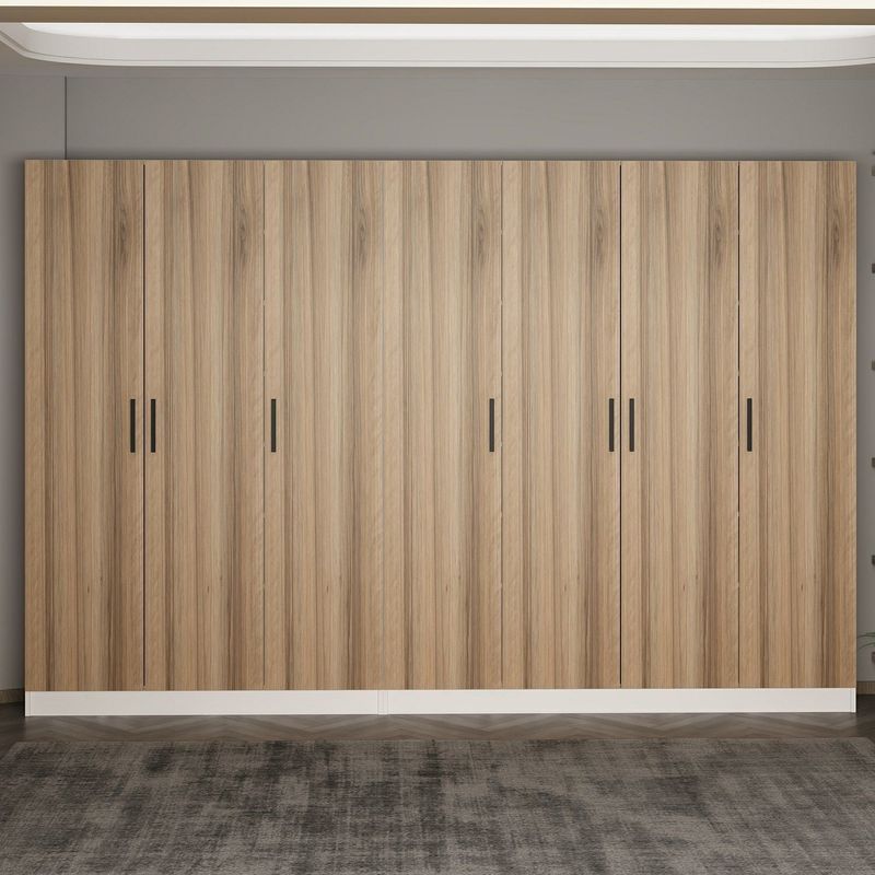 Casa si Gradina - Mobilier - Organizare si depozitare - Cuiere - Cuier hol Hanah Home, PAL melaminat, 315 x 35 x 210 cm, nuc, 506MNR3202 - Infinity.ro