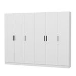 Casa si Gradina - Mobilier - Organizare si depozitare - Cuiere - Cuier hol Hanah Home, PAL melaminat, 270 x 35 x 210 cm, alb, 506MNR3177 - Infinity.ro