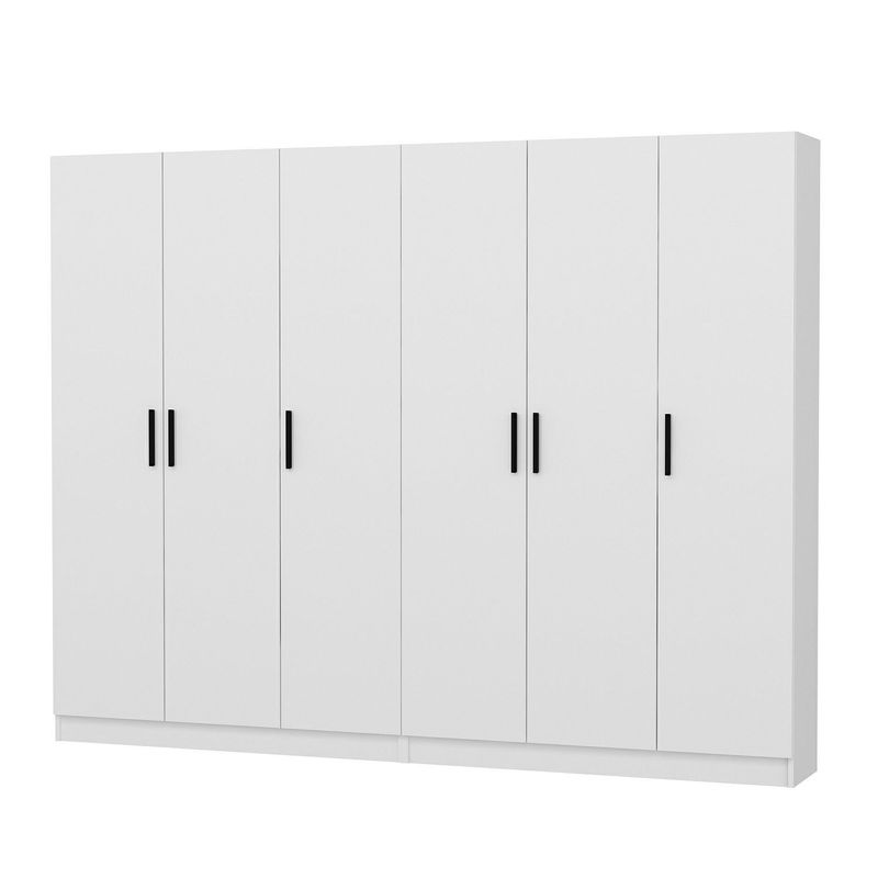 Casa si Gradina - Mobilier - Organizare si depozitare - Cuiere - Cuier hol Hanah Home, PAL melaminat, 270 x 35 x 210 cm, alb, 506MNR3177 - Infinity.ro