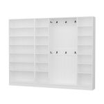 Casa si Gradina - Mobilier - Organizare si depozitare - Cuiere - Cuier hol Hanah Home, PAL melaminat, 270 x 35 x 210 cm, alb, 506MNR3809 - Infinity.ro