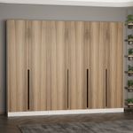 Casa si Gradina - Mobilier - Organizare si depozitare - Cuiere - Cuier hol Hanah Home, PAL melaminat, 270 x 35 x 210 cm, nuc, 506MNR3254 - Infinity.ro