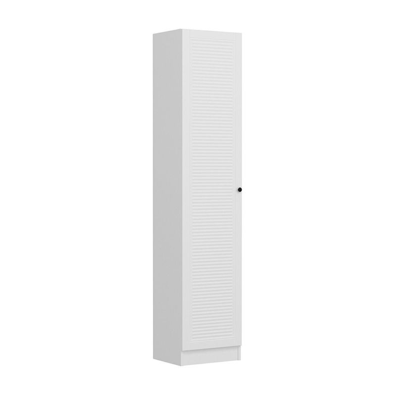 Casa si Gradina - Mobilier - Organizare si depozitare - Cuiere - Cuier hol Hanah Home, PAL melaminat, 45 x 35 x 210 cm, alb, 506MNR3316 - Infinity.ro