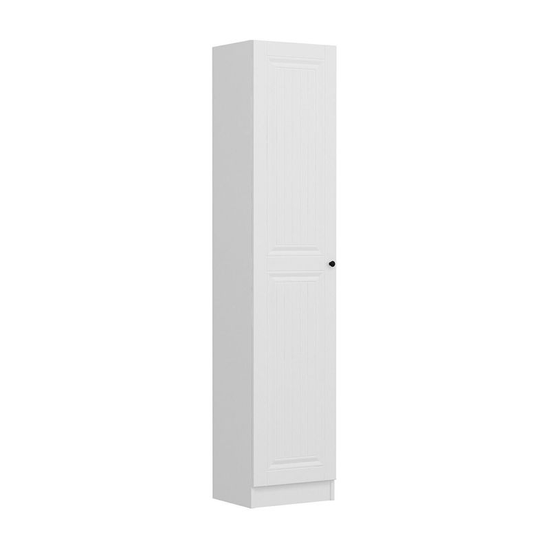 Casa si Gradina - Mobilier - Organizare si depozitare - Cuiere - Cuier hol Hanah Home, PAL melaminat, 45 x 35 x 210 cm, alb, 506MNR3216 - Infinity.ro