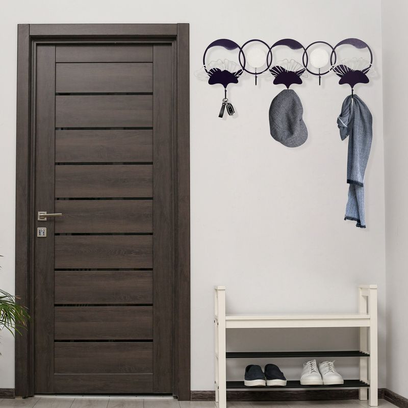 Casa si Gradina - Mobilier - Organizare si depozitare - Cuiere - Cârlig perete metal Wallxpert, metal, 63 x 23 cm, multicolor, 279ENZ2803 - Infinity.ro