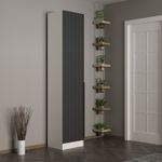 Casa si Gradina - Mobilier - Organizare si depozitare - Cuiere - Cuier hol Hanah Home, PAL melaminat, 45 x 35 x 210 cm, antracit, 506MNR3238 - Infinity.ro