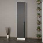 Casa si Gradina - Mobilier - Organizare si depozitare - Cuiere - Cuier hol Hanah Home, PAL melaminat, 45 x 35 x 210 cm, antracit, 506MNR3238 - Infinity.ro