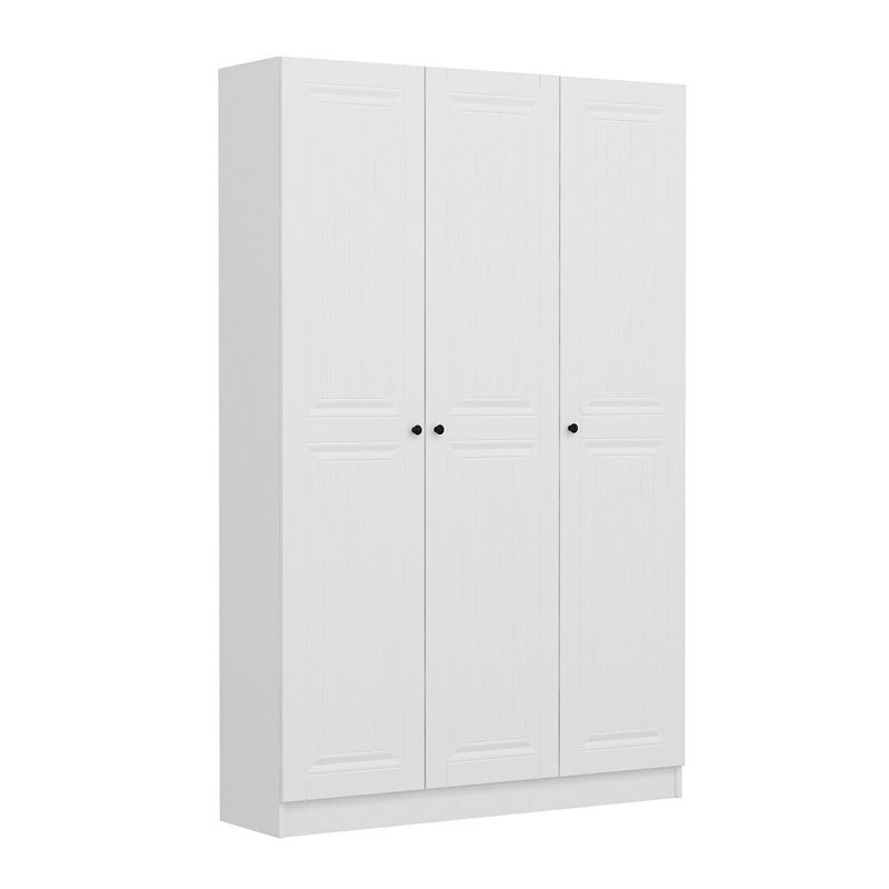 Casa si Gradina - Mobilier - Organizare si depozitare - Cuiere - Cuier hol Hanah Home, PAL melaminat, 135 x 35 x 210 cm, alb, 506MNR3218 - Infinity.ro