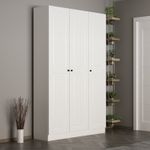 Casa si Gradina - Mobilier - Organizare si depozitare - Cuiere - Cuier hol Hanah Home, PAL melaminat, 135 x 35 x 210 cm, alb, 506MNR3218 - Infinity.ro