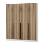 Casa si Gradina - Mobilier - Organizare si depozitare - Cuiere - Cuier hol Hanah Home, PAL melaminat, 180 x 35 x 210 cm, nuc, 506MNR3252 - Infinity.ro