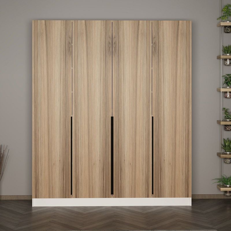 Casa si Gradina - Mobilier - Organizare si depozitare - Cuiere - Cuier hol Hanah Home, PAL melaminat, 180 x 35 x 210 cm, nuc, 506MNR3252 - Infinity.ro
