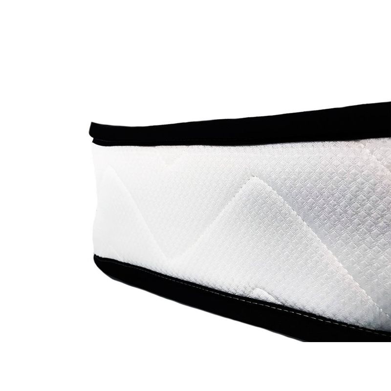 Casa si Gradina - Mobilier - Paturi si accesorii - Paturi - Pat pliant Hanah Home, 80 x 190 x 14 cm, alb/negru, 480NRN2110 - Infinity.ro