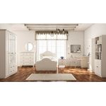 Casa si Gradina - Mobilier - Paturi si accesorii - Paturi - Pat single Hanah Home, PAL melaminat, 90 x 190 x 120 cm, alb mat, 167RAB2101 - Infinity.ro
