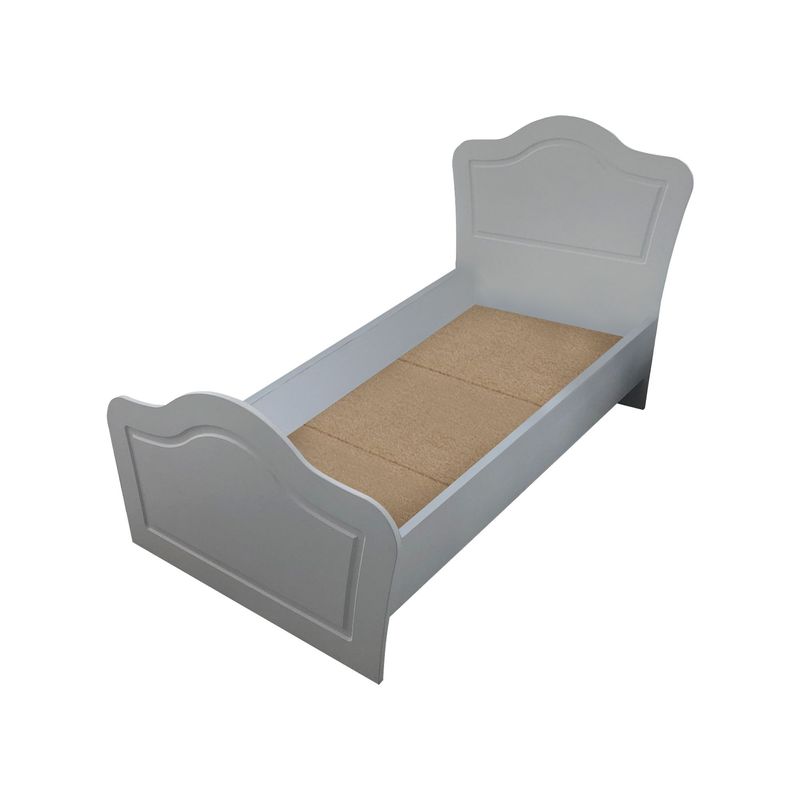 Casa si Gradina - Mobilier - Paturi si accesorii - Paturi - Pat single Hanah Home, PAL melaminat, 90 x 190 x 120 cm, alb mat, 167RAB2101 - Infinity.ro