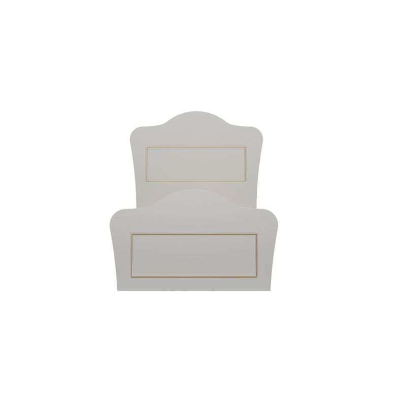 Casa si Gradina - Mobilier - Paturi si accesorii - Paturi - Pat single Hanah Home, PAL melaminat, 90 x 190 x 120 cm, alb mat, 167RAB2102 - Infinity.ro