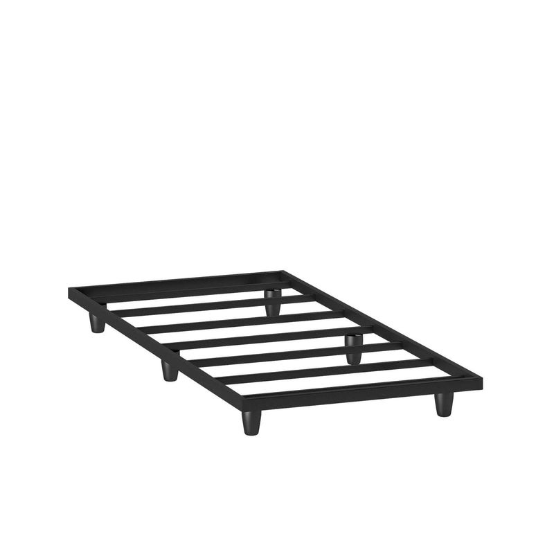 Casa si Gradina - Mobilier - Paturi si accesorii - Paturi - Pat single Hanah Home, metal, 80 x 180 x 5 cm, negru, 837WST1101 - Infinity.ro