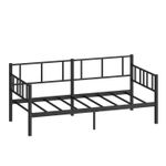 Casa si Gradina - Mobilier - Paturi si accesorii - Paturi - Daybed Hanah Home, metal, 90 x 190 x 83 cm, negru, 837WST1139 - Infinity.ro