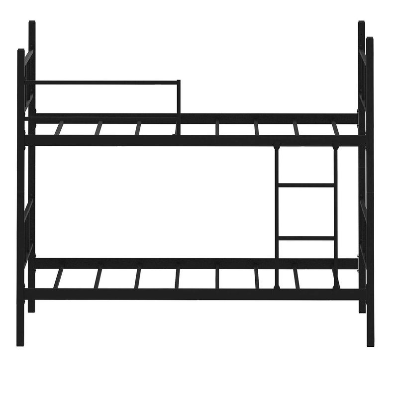 Casa si Gradina - Mobilier - Paturi si accesorii - Paturi - Pat supraetajat Hanah Home, metal, 100 x 200 x 85 cm, negru, 837WST1123 - Infinity.ro