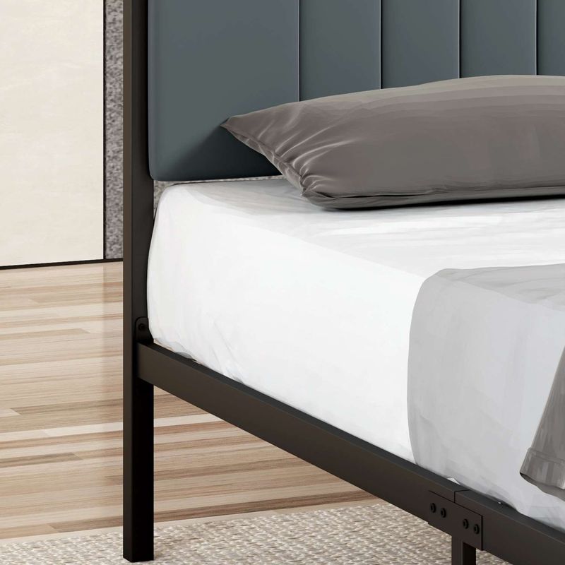 Casa si Gradina - Mobilier - Paturi si accesorii - Paturi - Pat single Hanah Home, metal, 90 x 190 x 88 cm, antracit, 837WST1156 - Infinity.ro