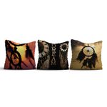 Casa si Gradina - Textile si covoare - Lenjerii de pat - Fete de perna - Set 3 huse perne decorative Aberto Design, bumbac/poliester, multicolor, 43 x 43 cm, fără umplutură, 397KRL3511 - Infinity.ro