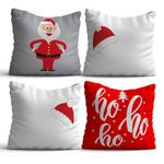 Casa si Gradina - Textile si covoare - Perne si pilote - Perne - Set 4 perne decorative Aberto Design, bumbac/poliester, multicolor, 43 x 43 cm, imprimare digitală, 397KRL2110 - Infinity.ro