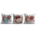 Casa si Gradina - Textile si covoare - Perne si pilote - Perne - Set 3 perne decorative Aberto Design, bumbac/poliester, multicolor, 43 x 43 cm, 397KRL3121 - Infinity.ro