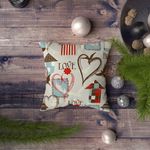 Casa si Gradina - Textile si covoare - Perne si pilote - Perne - Pernă decorativă Aberto Design, bumbac/poliester, multicolor, 43 x 43 cm, 411KRL1264 - Infinity.ro