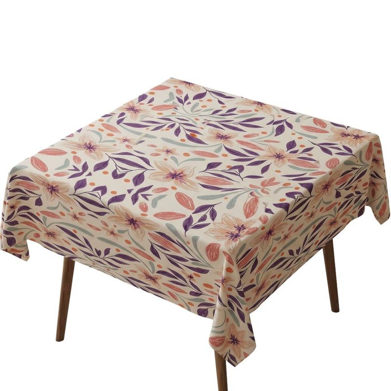 Casa si Gradina - Textile si covoare - Textile bucatarie - Fete de masa - Față de masă Hermia, 50% bumbac și 50% poliester, 140 x 140 cm, multicolor, 427PLT1301 - Infinity.ro
