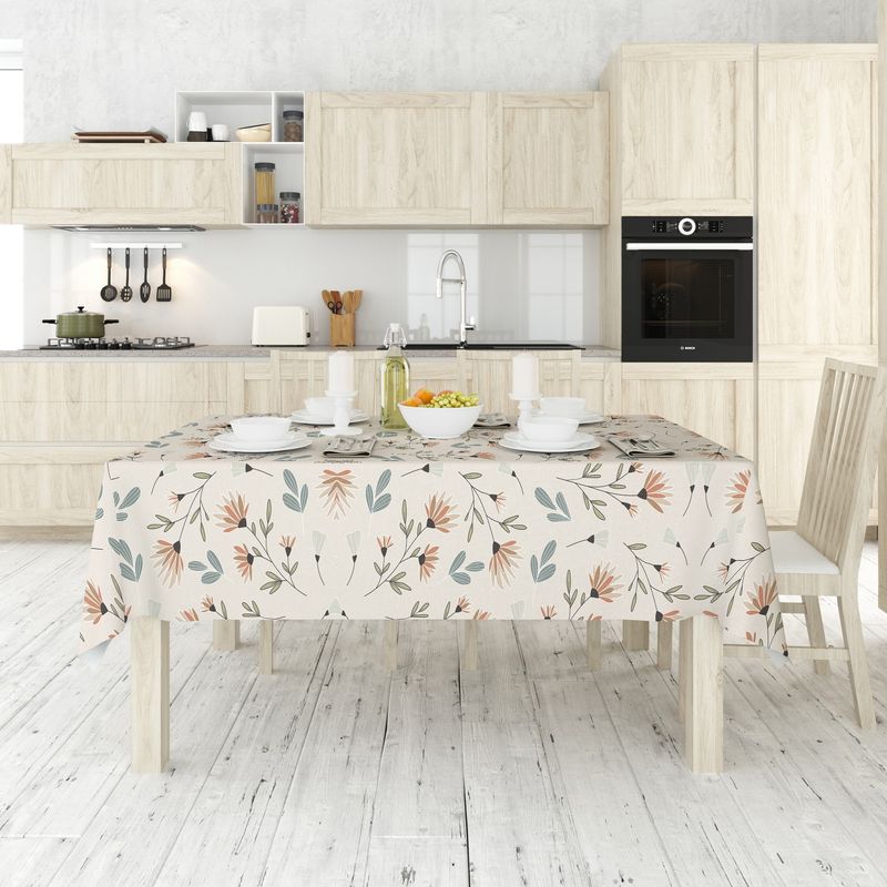 Casa si Gradina - Textile si covoare - Textile bucatarie - Fete de masa - Față de masă Hermia, 50% bumbac și 50% poliester, 140 x 220 cm, multicolor, 427PLT1263 - Infinity.ro