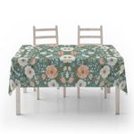 Casa si Gradina - Textile si covoare - Textile bucatarie - Fete de masa - Față de masă Hermia, 50% bumbac și 50% poliester, 140 x 220 cm, multicolor, 427PLT1195 - Infinity.ro
