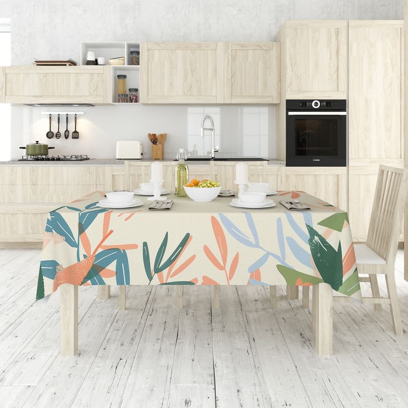 Casa si Gradina - Textile si covoare - Textile bucatarie - Fete de masa - Față de masă Hermia, 50% bumbac și 50% poliester, 140 x 180 cm, multicolor, 427PLT1222 - Infinity.ro